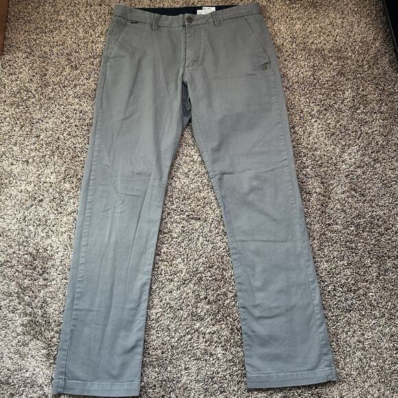 Fox Racing Selecter Slim Tapered Leg Pants Men's Size 34x32 Gray - Picture 2 of 16